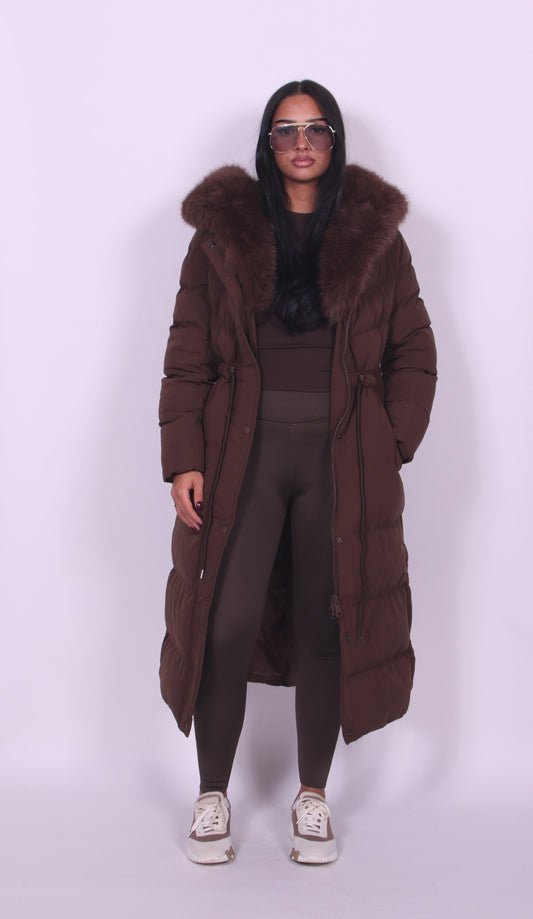 ALISSA | FAUX FUR HOODED COAT