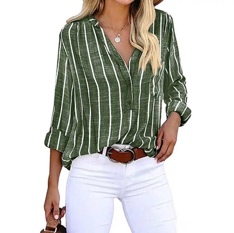 Stella | Striped Casual Blouse