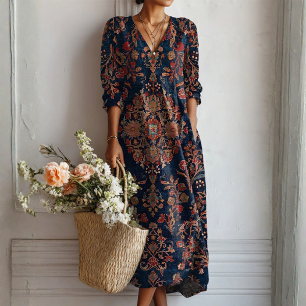 Hannah | Elegant Linen Dress