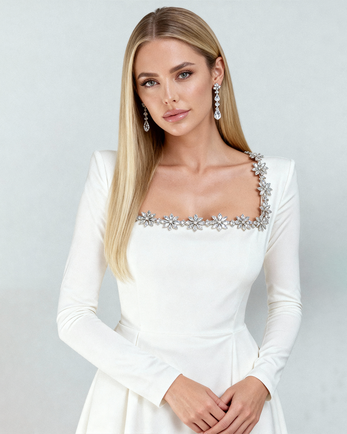 AVA | CRYSTAL EVENING DRESS