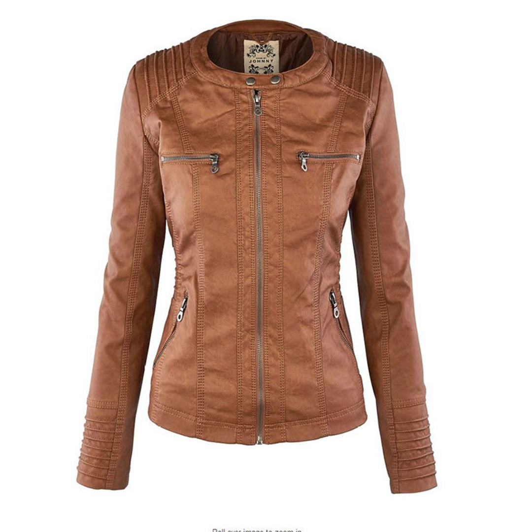 Karen™ | Robust and Elegant Leather Jacket