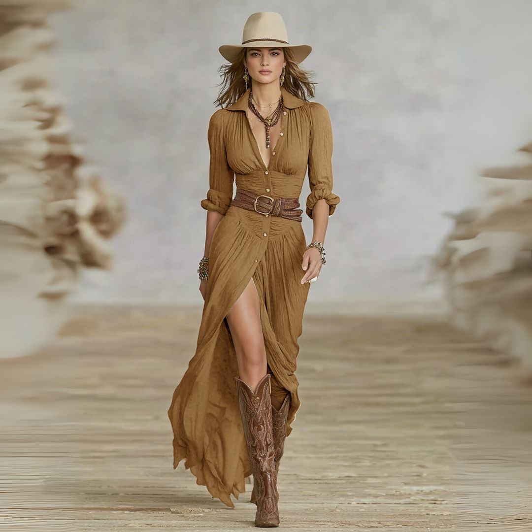 River | Belted Dress