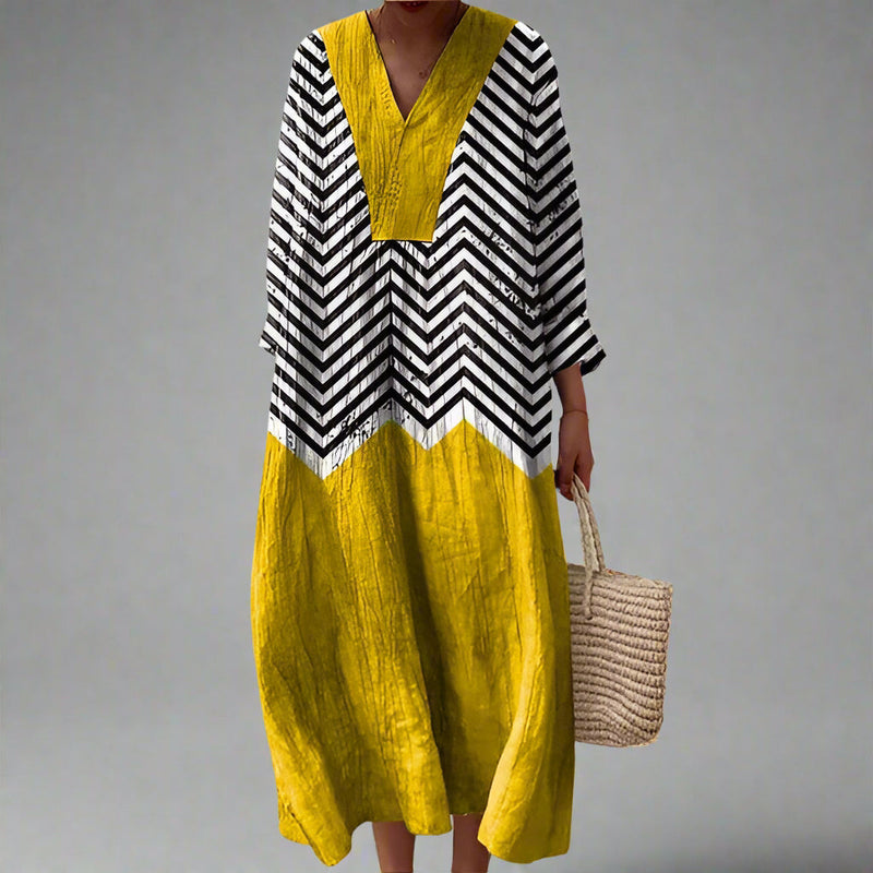 Kennedy - Elegant Geometric Dress
