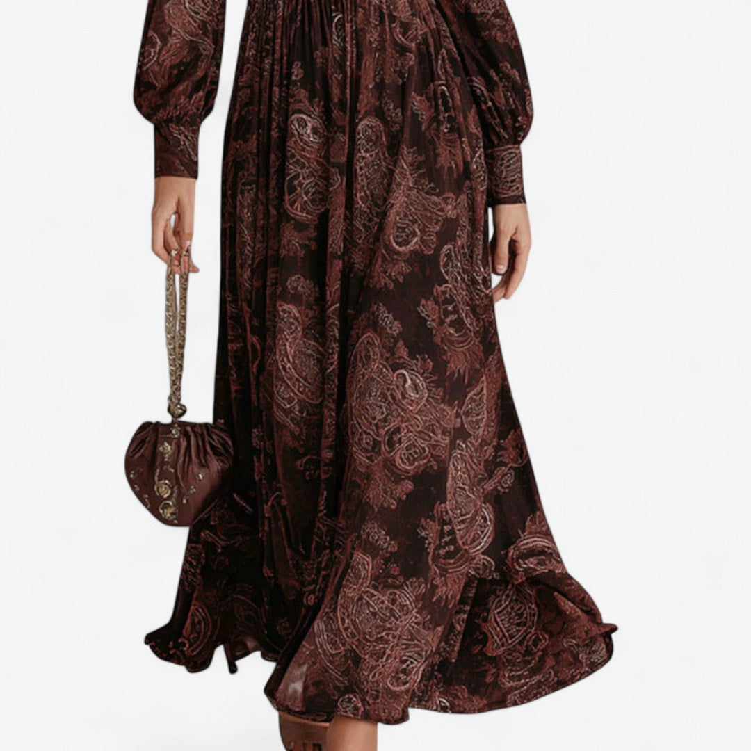 SABINE | DEEP V MAXI DRESS
