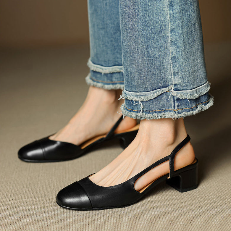 Addison Genuine Leather Pumps