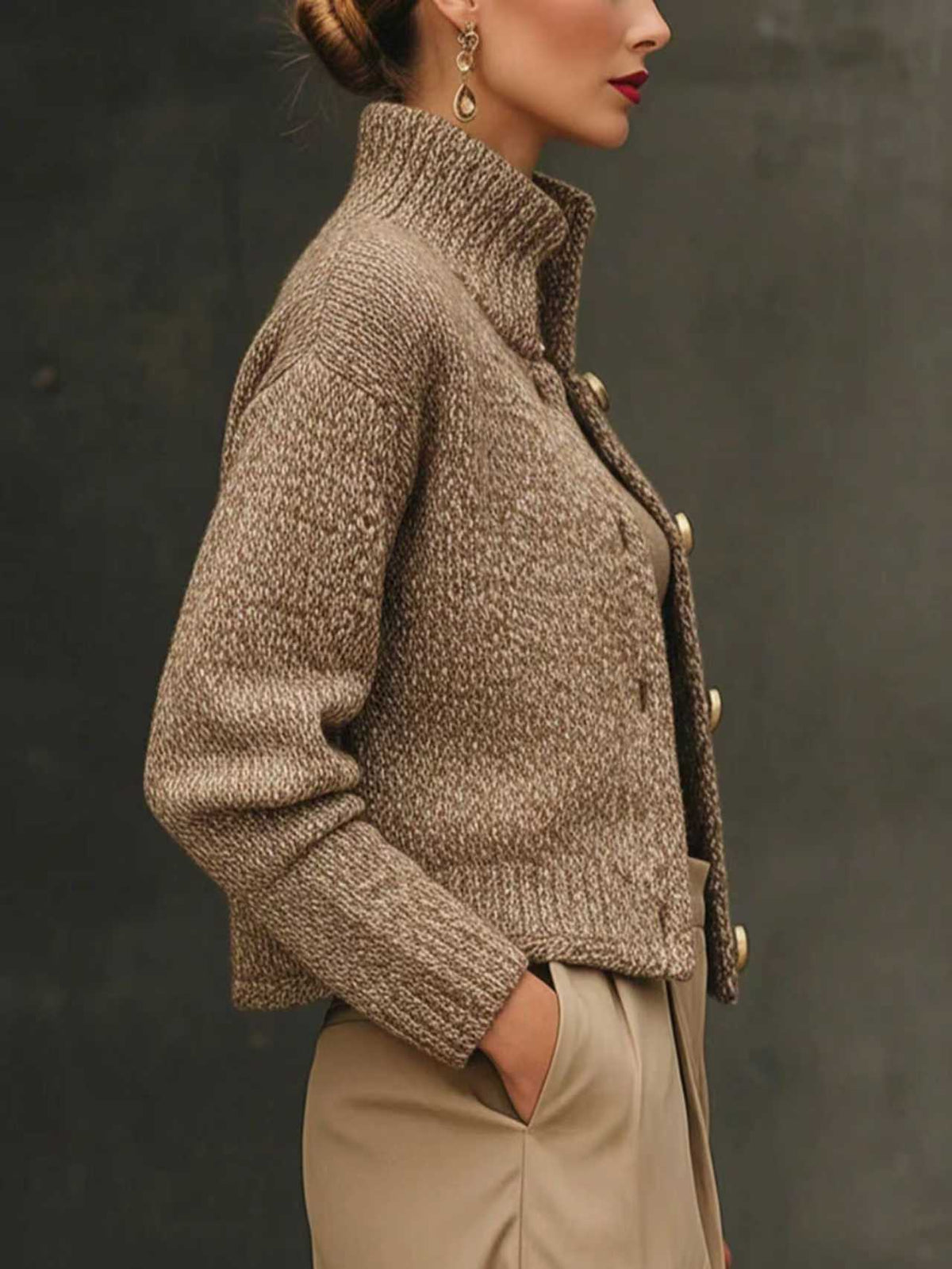 Adeline | Wool-Blend Tailored Fit Jacket