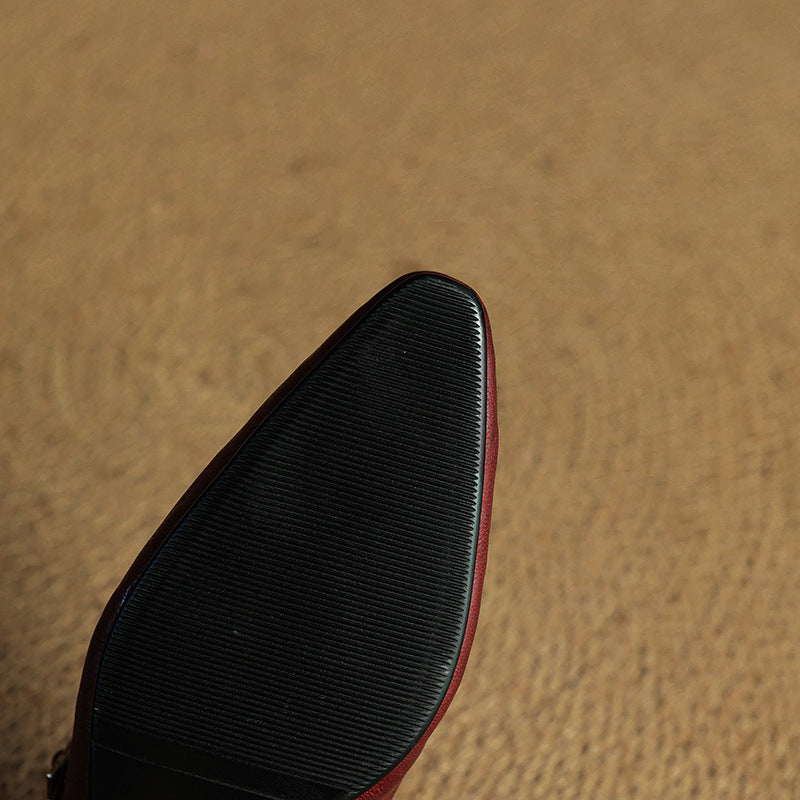 Harper Genuine Leather Mules