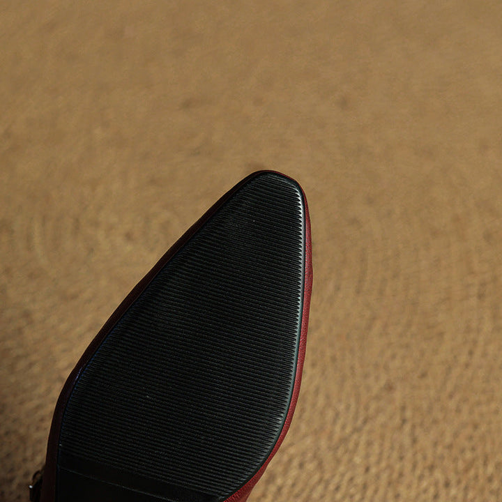 Harper Genuine Leather Mules