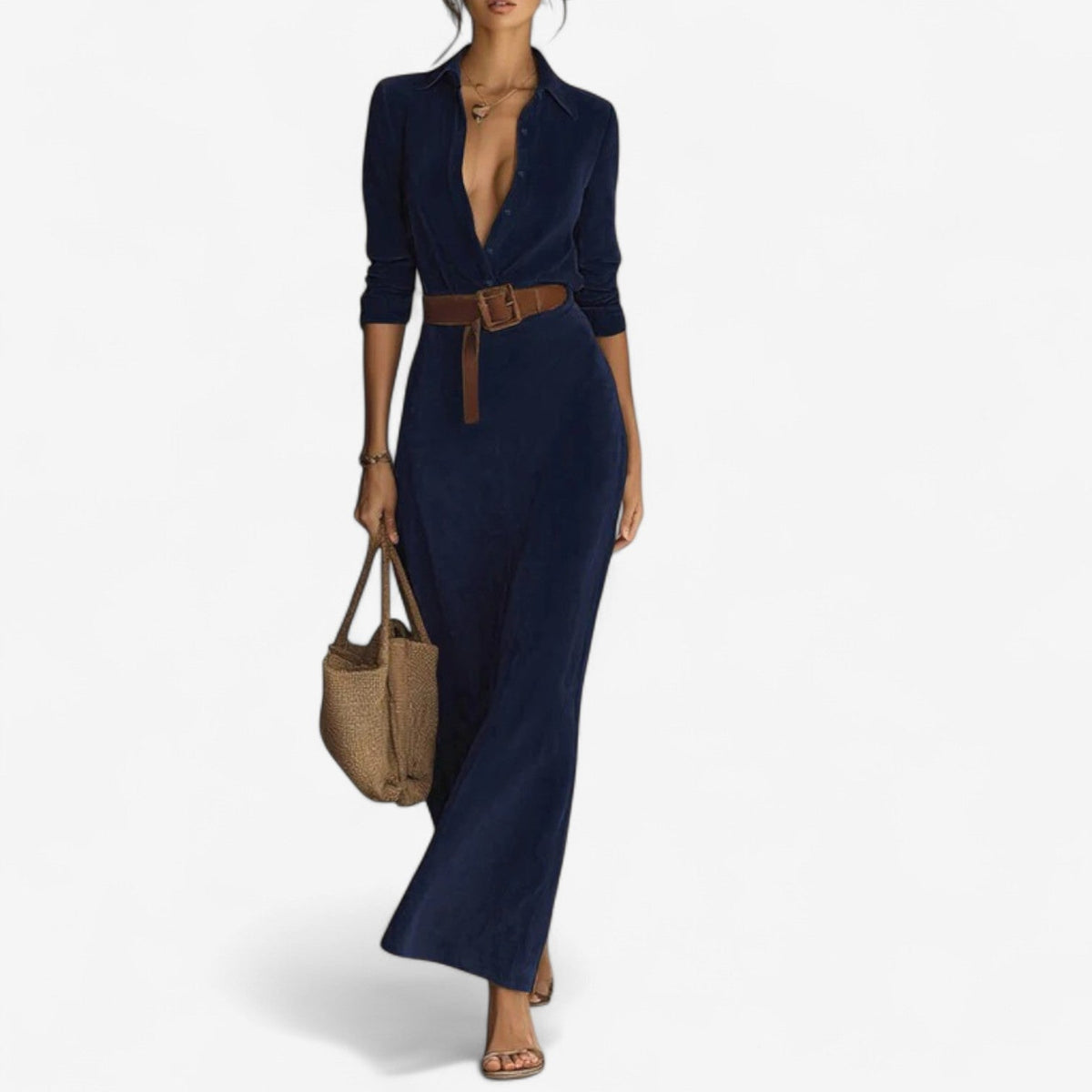 COLETTE | LUMINOUS SATIN WRAP DRESS