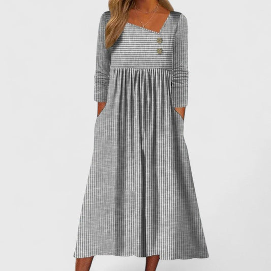 CLEO | ASYMMETRIC MIDI DRESS