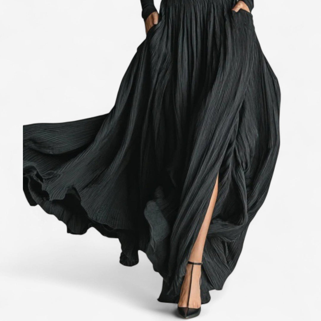 ZOFIA | HIGH-WAISTED MAXI SKIRT AND SHIRT SET