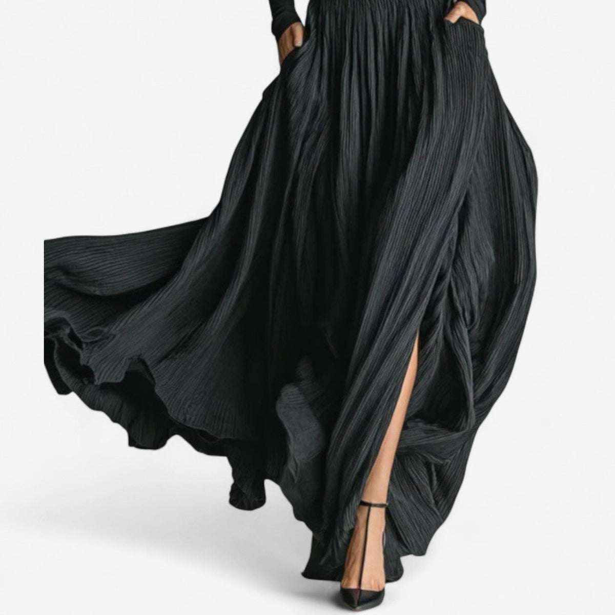 ZOFIA | HIGH-WAISTED MAXI SKIRT AND SHIRT SET