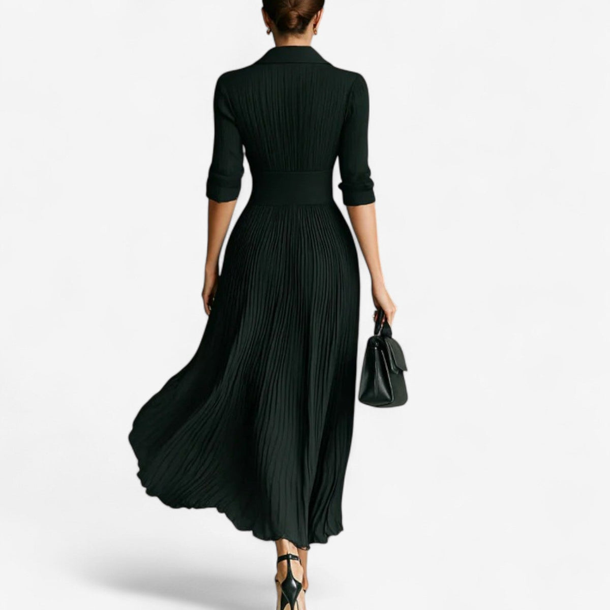 ODILIA | PLEATED MAXI DRESS