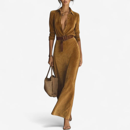 COLETTE | LUMINOUS SATIN WRAP DRESS