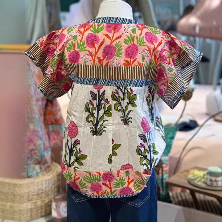 Savannah | Embroidered Boho Blouse