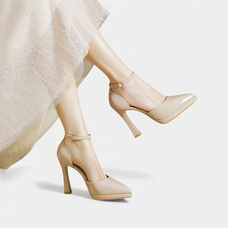 Mira | Evette Leather Heels