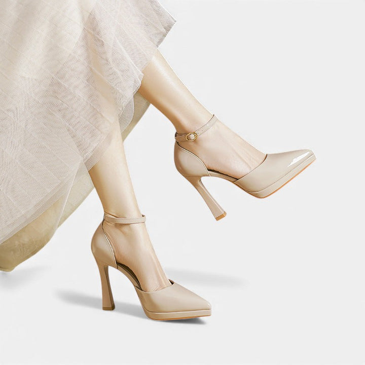 Mira | Evette Leather Heels