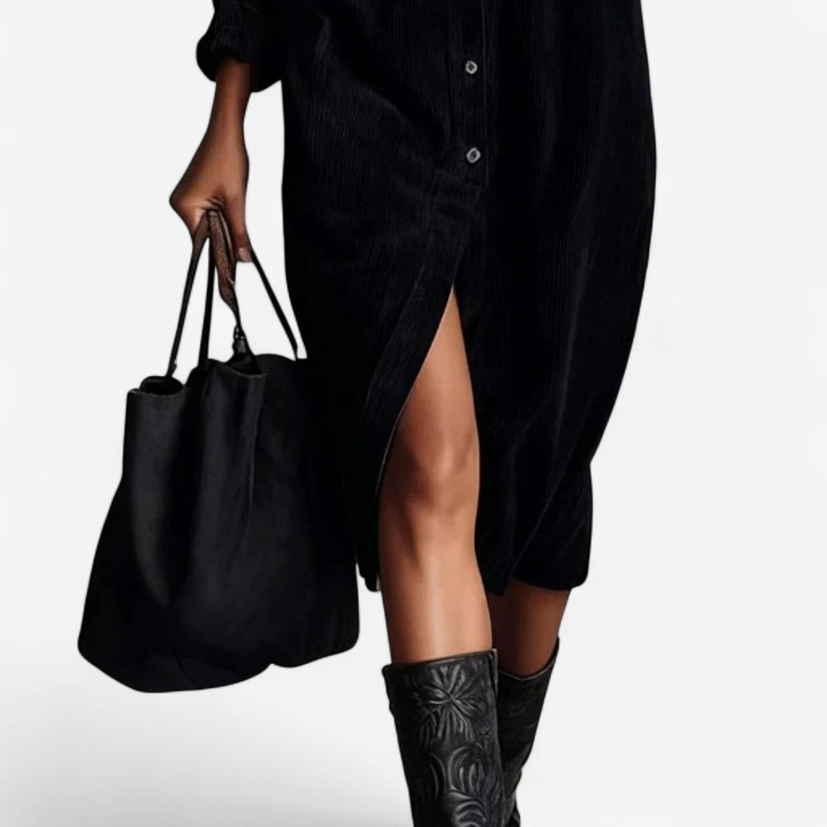 ANASTACIA | BELTED SHIRT DRESS