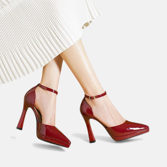 Mira | Evette Leather Heels