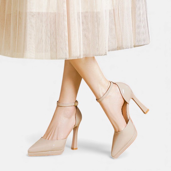 Mira | Evette Leather Heels