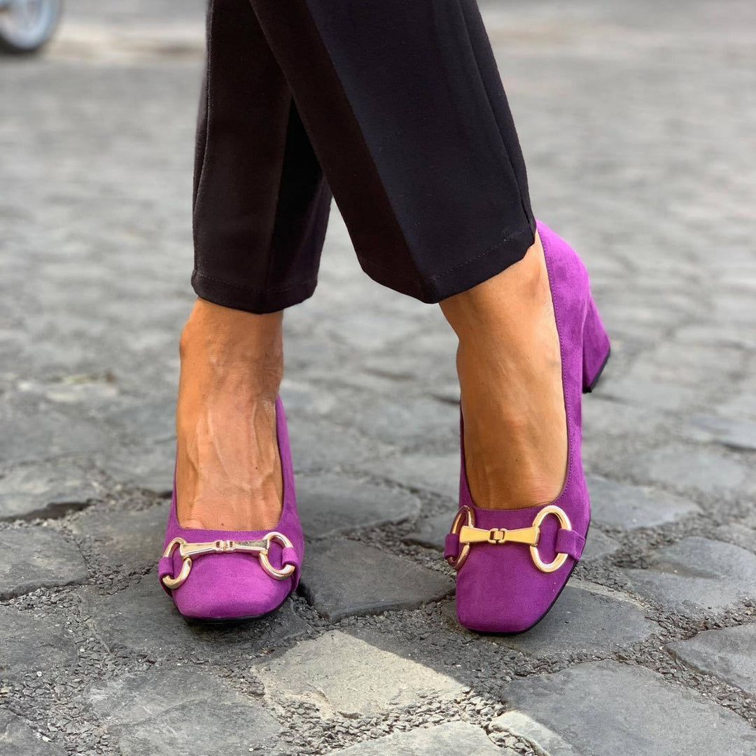 Brinley | Gold Accent Pumps