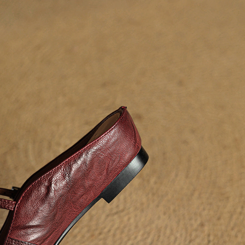 Harper Genuine Leather Mules