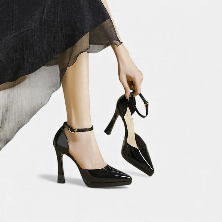 Mira | Evette Leather Heels