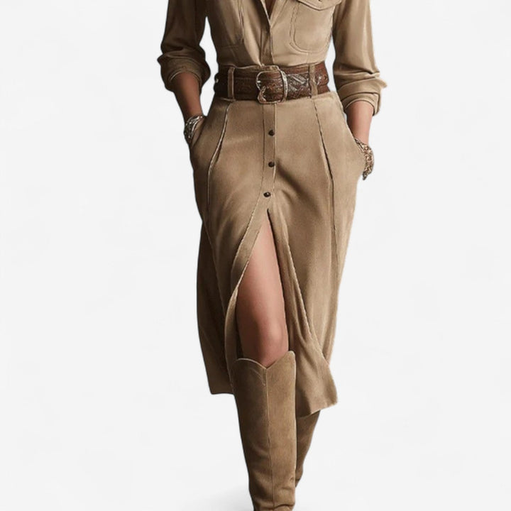 CATHY | TAILORED SHIRT DRESS