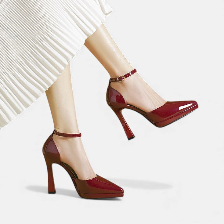 Mira | Evette Leather Heels