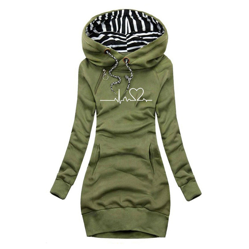 CRISTINA | HEARTBEAT SWEATER DRESS