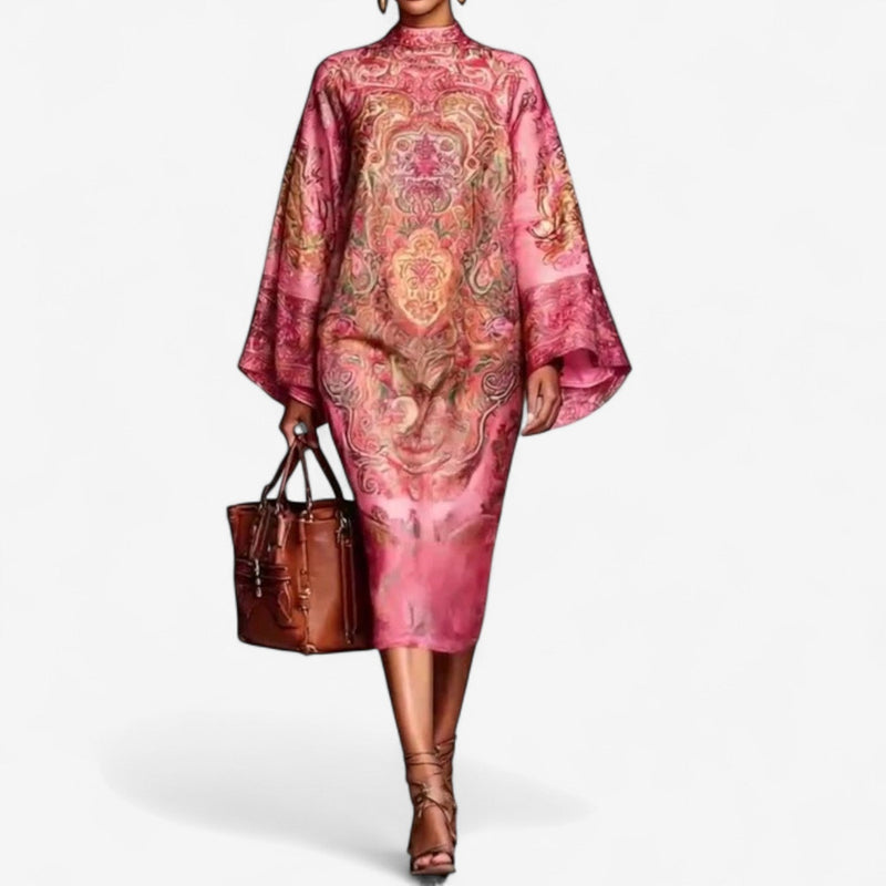 BEAU | ARTISTIC PRINT CAFTAN DRESS