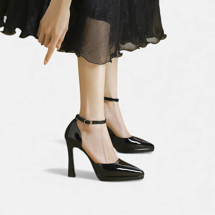Mira | Evette Leather Heels