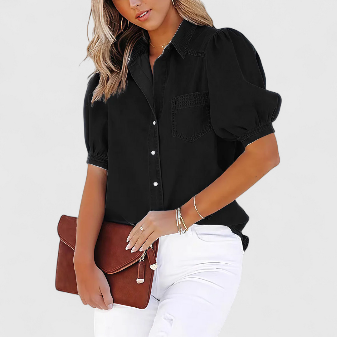 Emerson | Relaxing Blouse with Puff Sleeves