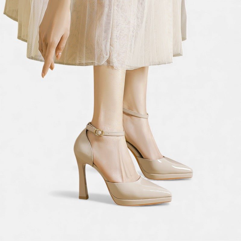 Mira | Evette Leather Heels