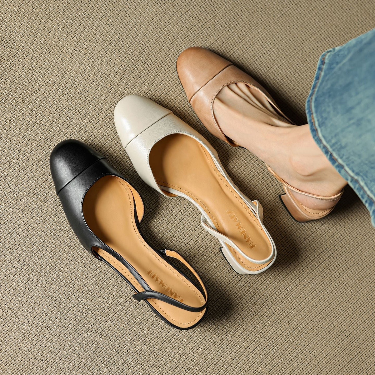 Addison Genuine Leather Pumps