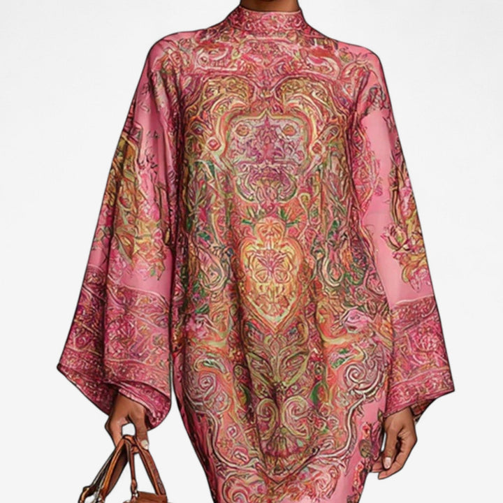 BEAU | ARTISTIC PRINT CAFTAN DRESS