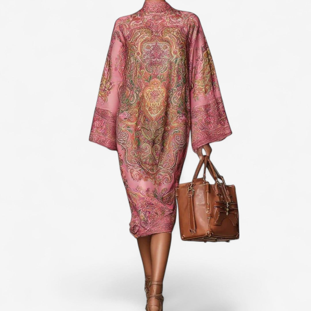 BEAU | ARTISTIC PRINT CAFTAN DRESS