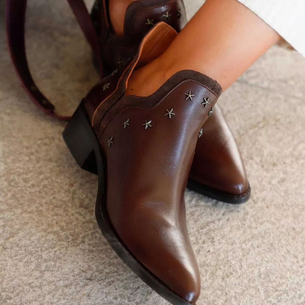 Arden | Studded Western Boots