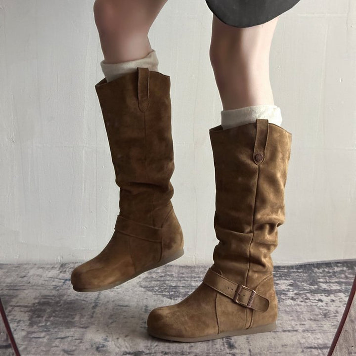 Nora - Flat Sole Orthopedic Boots