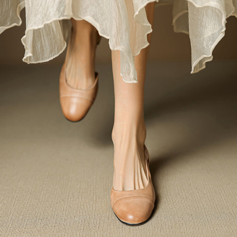 Addison Genuine Leather Pumps