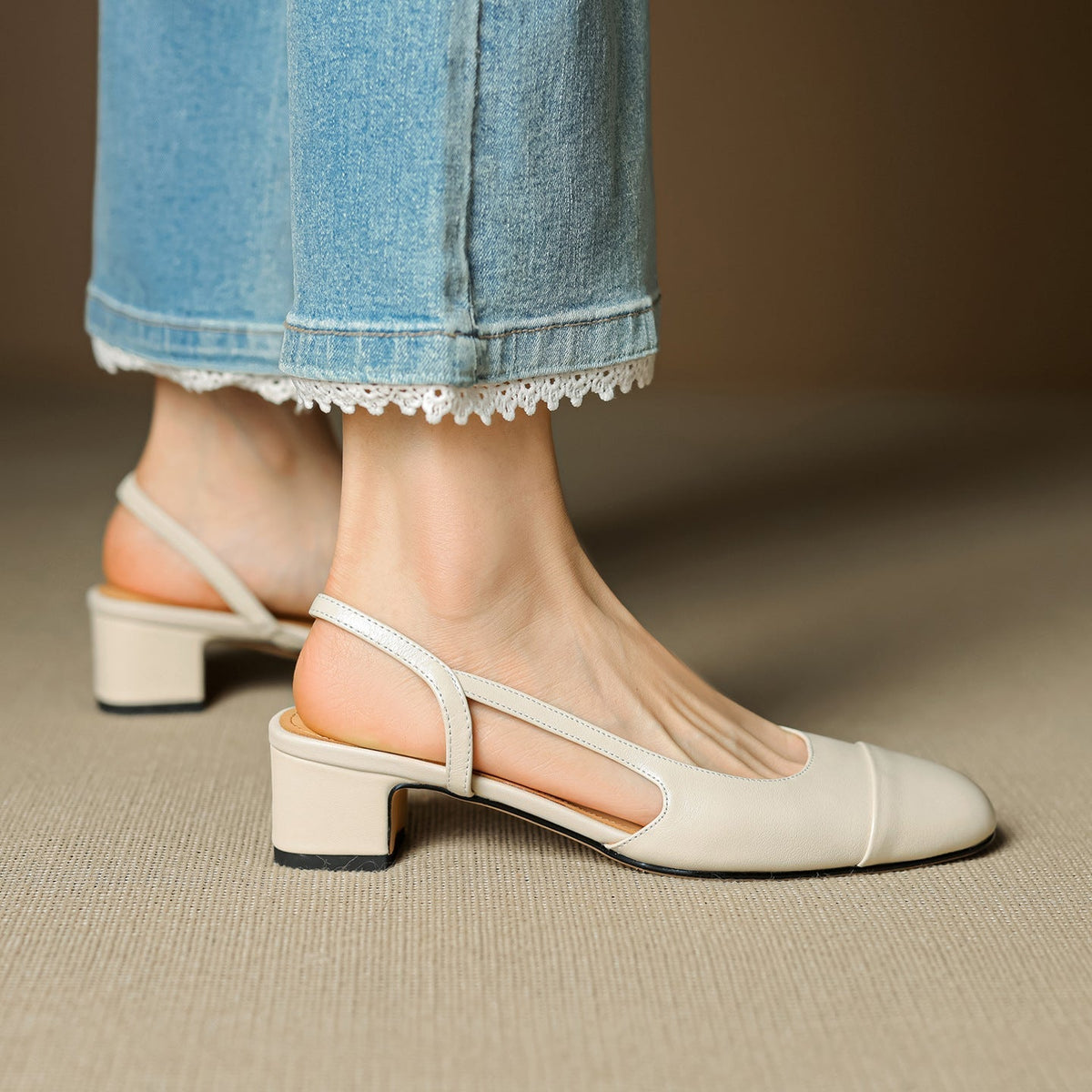 Addison Genuine Leather Pumps