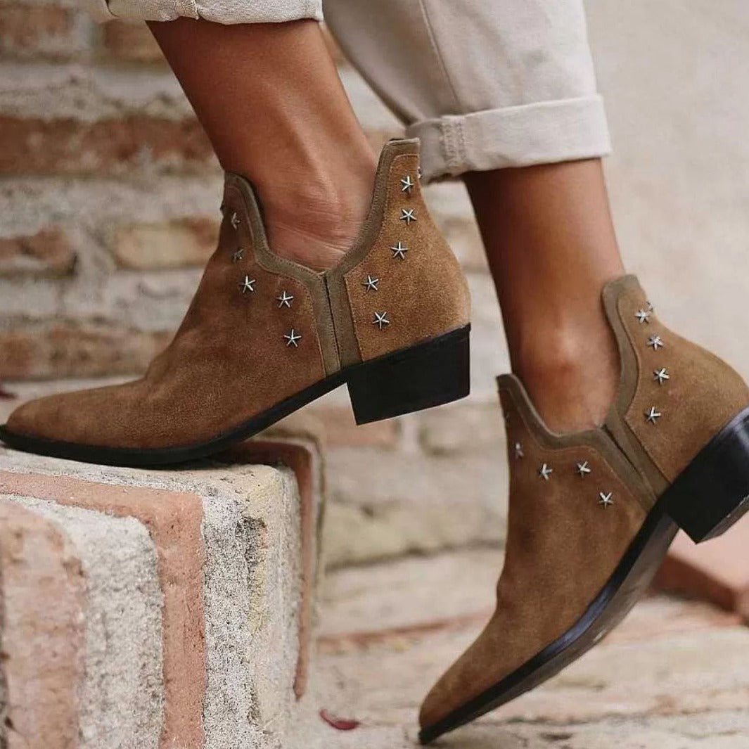 Arden | Studded Western Boots