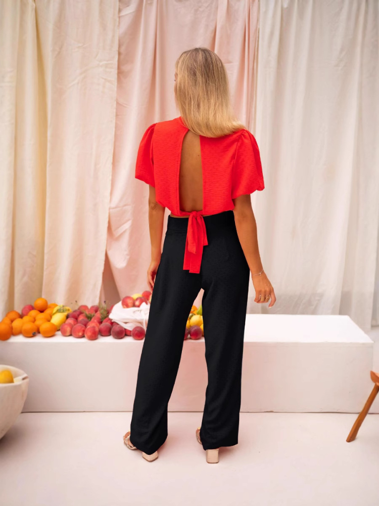 Lillian | Elegant Cropped Blouse