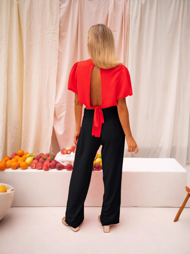 Lillian | Elegant Cropped Blouse