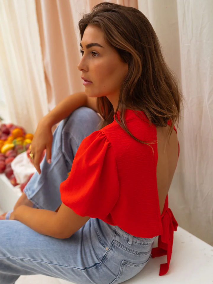 Lillian | Elegant Cropped Blouse