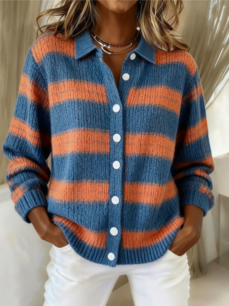 LIVIA | ELEGANT STRIPED BLOUSE