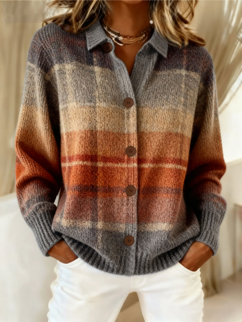 FLORENCE | CHECKED ELEGANT BLOUSE