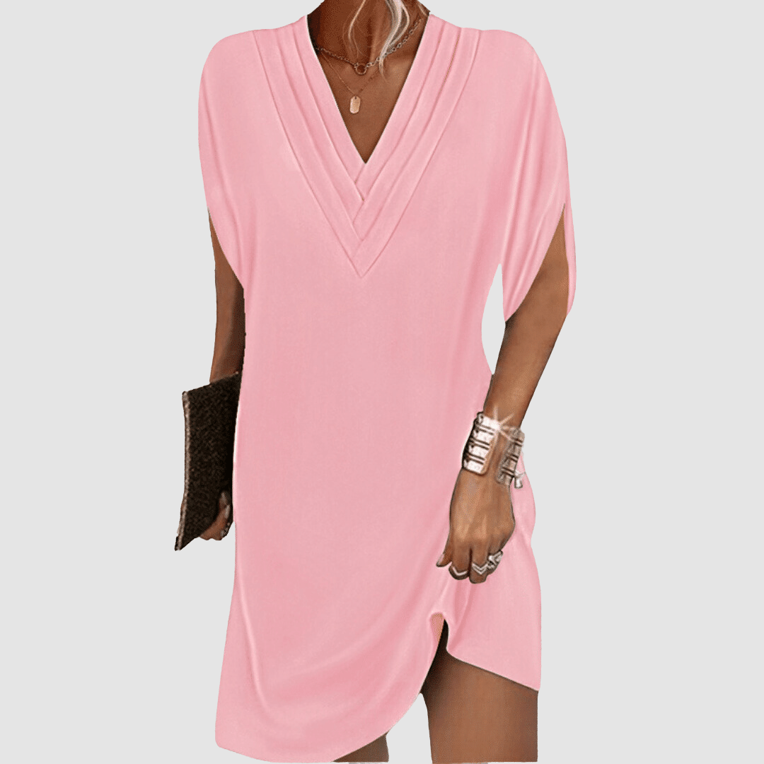 Brinley Elegant Dress with Half Sleeves