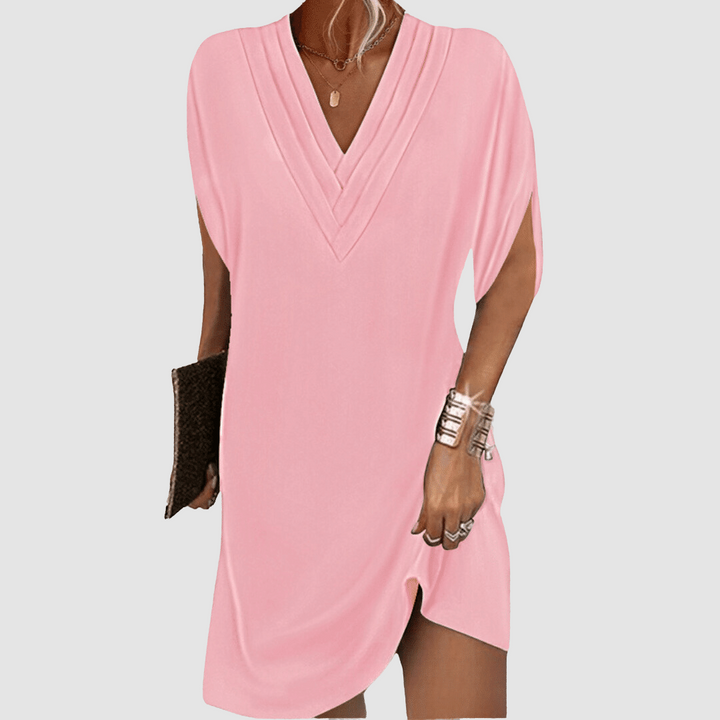 Brinley Elegant Dress with Half Sleeves
