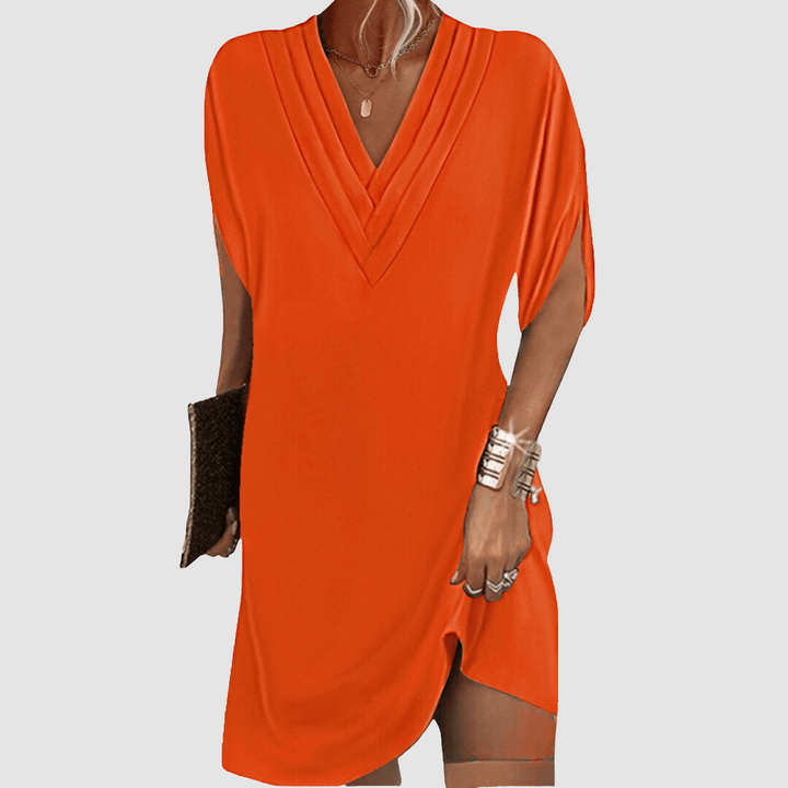 Brinley Elegant Dress with Half Sleeves